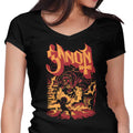 Power and Darkness Women's V-Neck - Adult & Kids T-Shirts, Sweatshirts & Hoodies apparel design preview 1