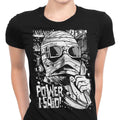Power, I Said Women's Apparel - Adult & Kids T-Shirts, Sweatshirts & Hoodies apparel design preview 1