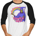 Power Nap 3/4 Sleeve Raglan - Adult & Kids T-Shirts, Sweatshirts & Hoodies apparel design preview 1