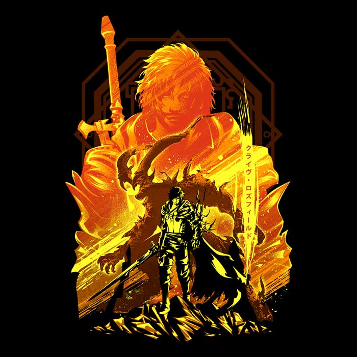 Power of Ifrit Men's Apparel - Adult & Kids T-Shirts, Sweatshirts & Hoodies apparel design preview 2