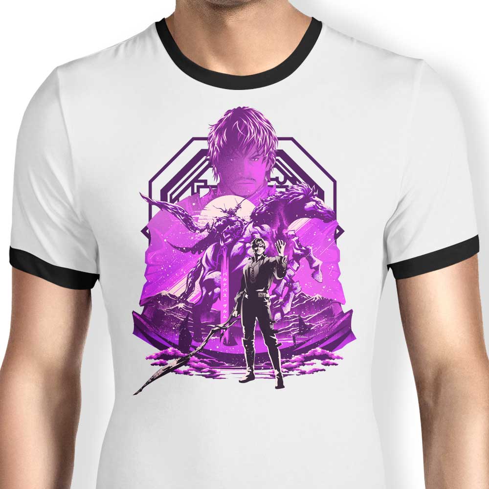 Power of Odin Ringer - Adult & Kids T-Shirts, Sweatshirts & Hoodies apparel design preview 1