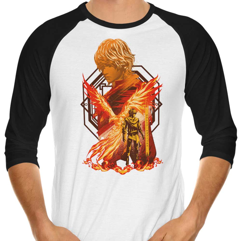 Power of Phoenix 3/4 Sleeve Raglan - Adult & Kids T-Shirts, Sweatshirts & Hoodies apparel design preview 1