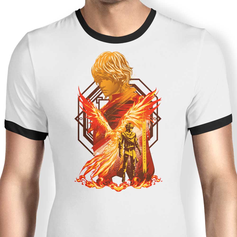 Power of Phoenix Ringer - Adult & Kids T-Shirts, Sweatshirts & Hoodies apparel design preview 1