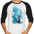 Power of Shiva 3/4 Sleeve Raglan - Adult & Kids T-Shirts, Sweatshirts & Hoodies apparel design preview 1