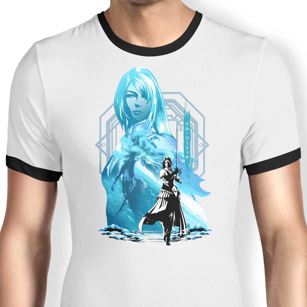 Power of Shiva Ringer - Adult & Kids T-Shirts, Sweatshirts & Hoodies apparel design preview 1