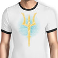 Power of the Sea Ringer - Adult & Kids T-Shirts, Sweatshirts & Hoodies apparel design preview 1