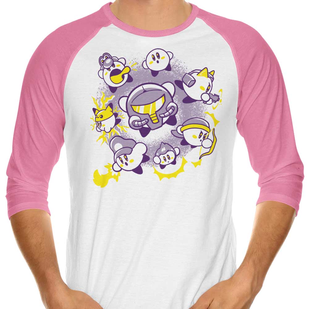 Power Ups 3/4 Sleeve Raglan - Adult & Kids T-Shirts, Sweatshirts & Hoodies apparel design preview 1