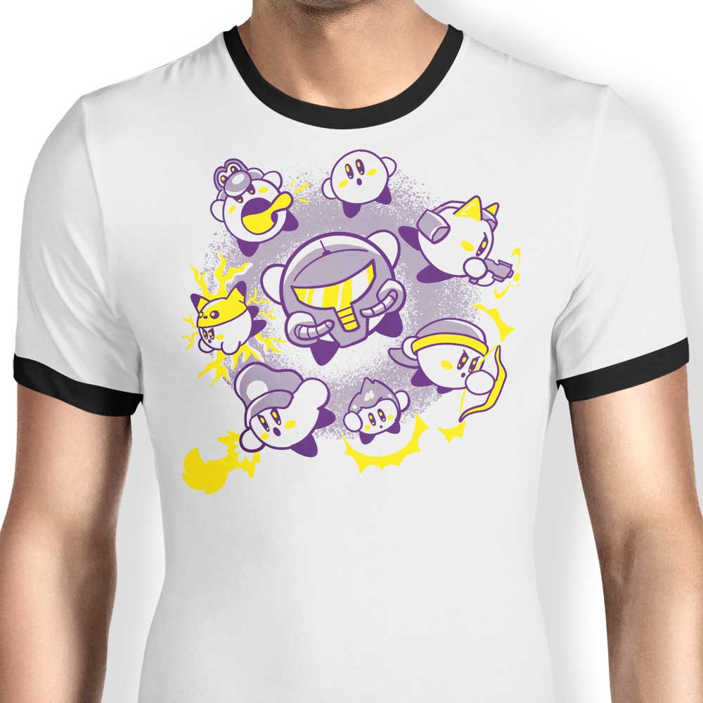 Power Ups Ringer - Adult & Kids T-Shirts, Sweatshirts & Hoodies apparel design preview 1