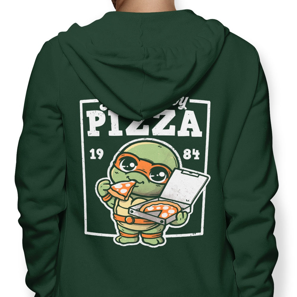 Powered by Pizza - Adult & Kids T-Shirts, Sweatshirts & Hoodies apparel design preview 1