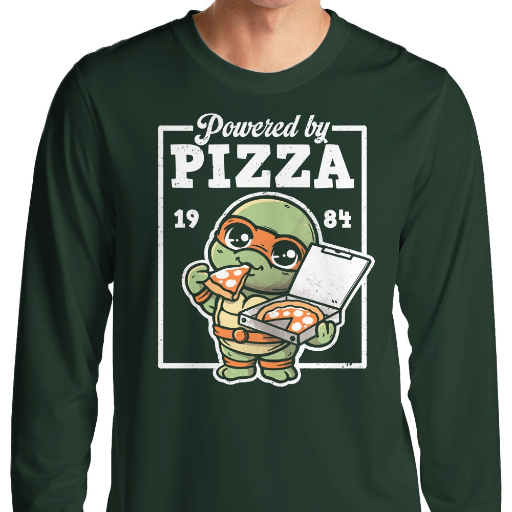 Powered by Pizza - Adult & Kids T-Shirts, Sweatshirts & Hoodies apparel design preview 1