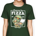 Powered by Pizza Women's Apparel - Adult & Kids T-Shirts, Sweatshirts & Hoodies apparel design preview 1