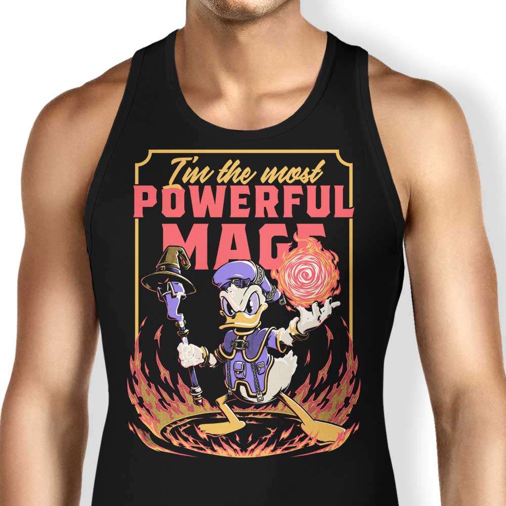 Powerful Duck Tank Top - Adult & Kids T-Shirts, Sweatshirts & Hoodies apparel design preview 1