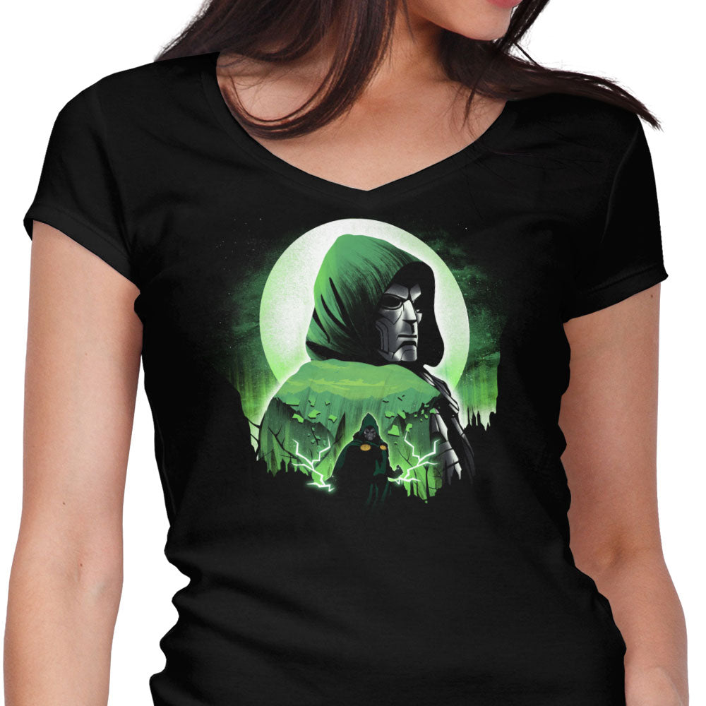 Prepare For Doom Women's V-Neck - Adult & Kids T-Shirts, Sweatshirts & Hoodies apparel design preview 1