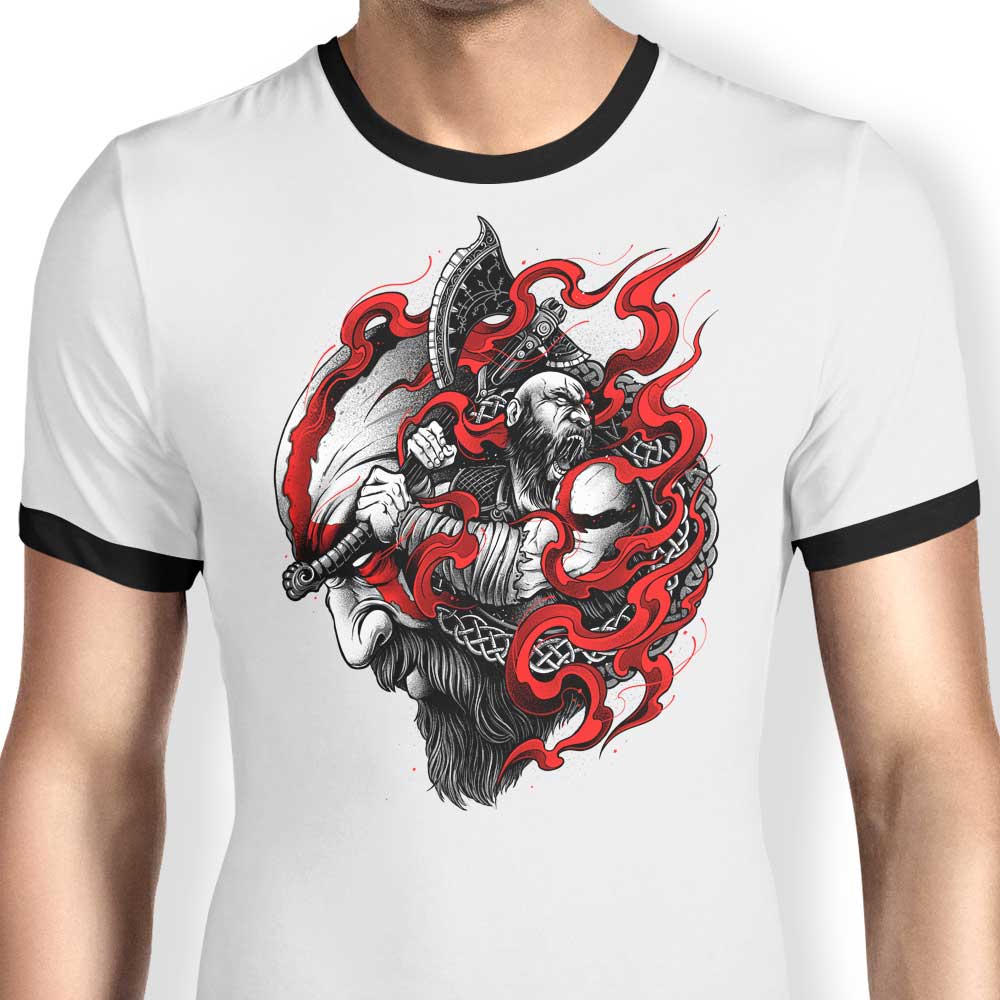Prepare for War Ringer - Adult & Kids T-Shirts, Sweatshirts & Hoodies apparel design preview 1