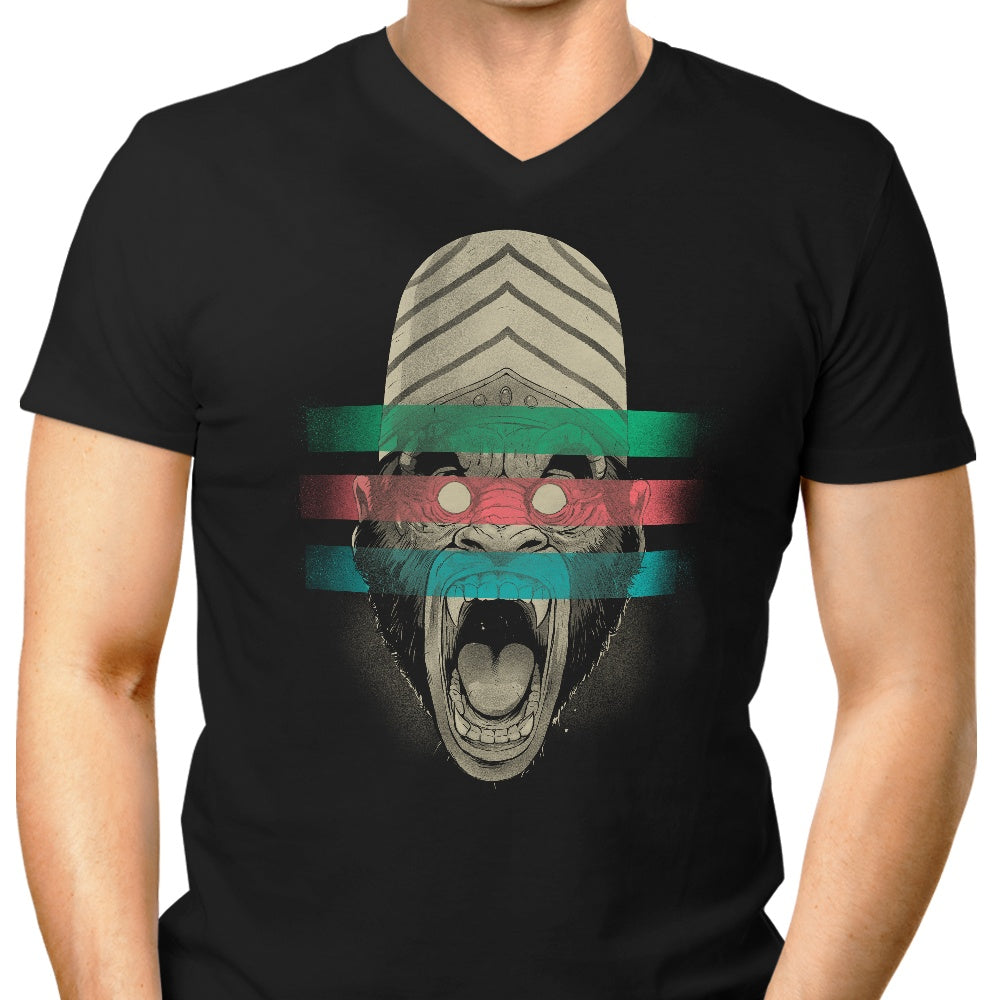 Primate Fury Men's V-Neck - Adult & Kids T-Shirts, Sweatshirts & Hoodies apparel design preview 1