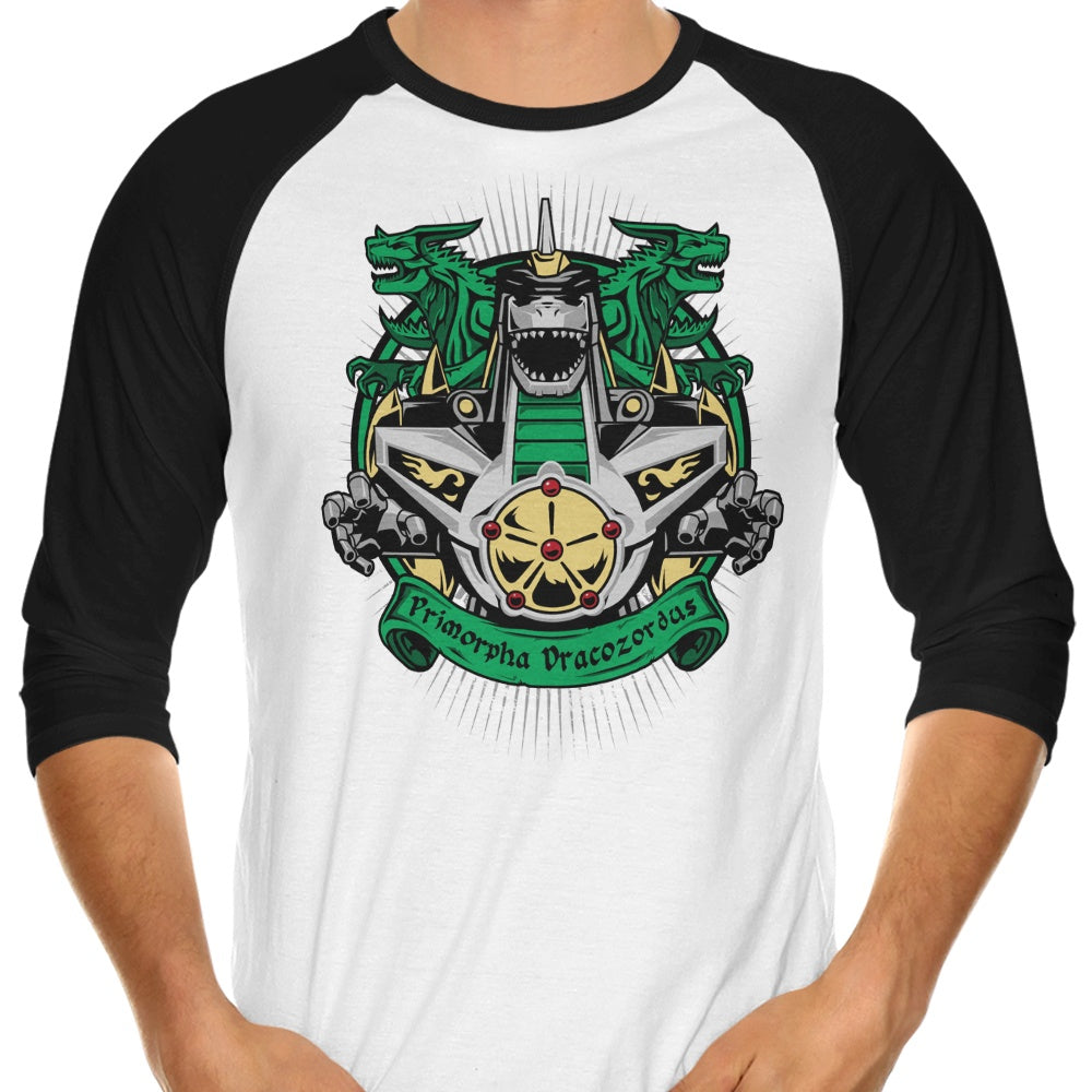 Primorpha Dracozordus 3/4 Sleeve Raglan - Adult & Kids T-Shirts, Sweatshirts & Hoodies apparel design preview 1