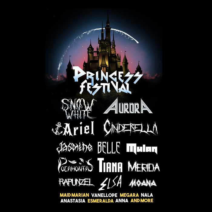 Princess Festival - Adult & Kids T-Shirts, Sweatshirts & Hoodies apparel design preview 2