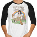 Princess of Feral Cats 3/4 Sleeve Raglan - Adult & Kids T-Shirts, Sweatshirts & Hoodies apparel design preview 1