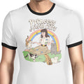 Princess of Feral Cats Ringer - Adult & Kids T-Shirts, Sweatshirts & Hoodies apparel design preview 1