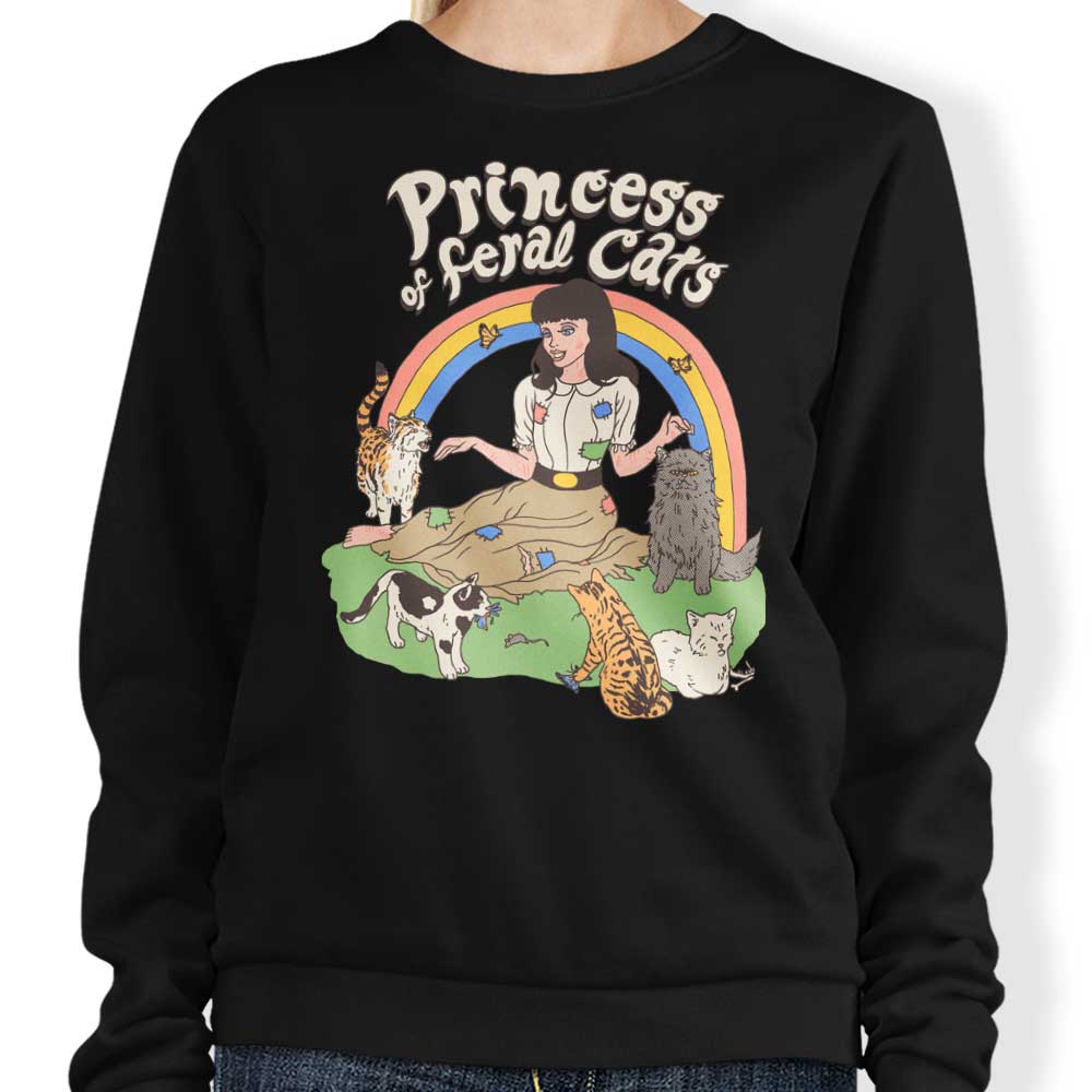 Princess of Feral Cats - Adult & Kids T-Shirts, Sweatshirts & Hoodies apparel design preview 1