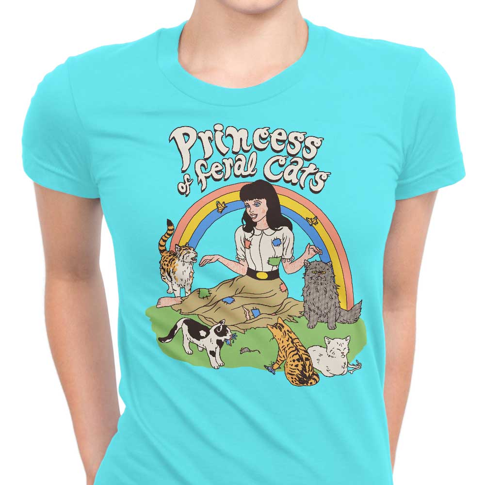 Princess of Feral Cats Women's Apparel - Adult & Kids T-Shirts, Sweatshirts & Hoodies apparel design preview 1