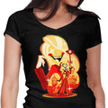 Princess of Hell Women's V-Neck - Adult & Kids T-Shirts, Sweatshirts & Hoodies apparel design preview 1
