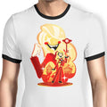 Princess of Hell Ringer - Adult & Kids T-Shirts, Sweatshirts & Hoodies apparel design preview 1