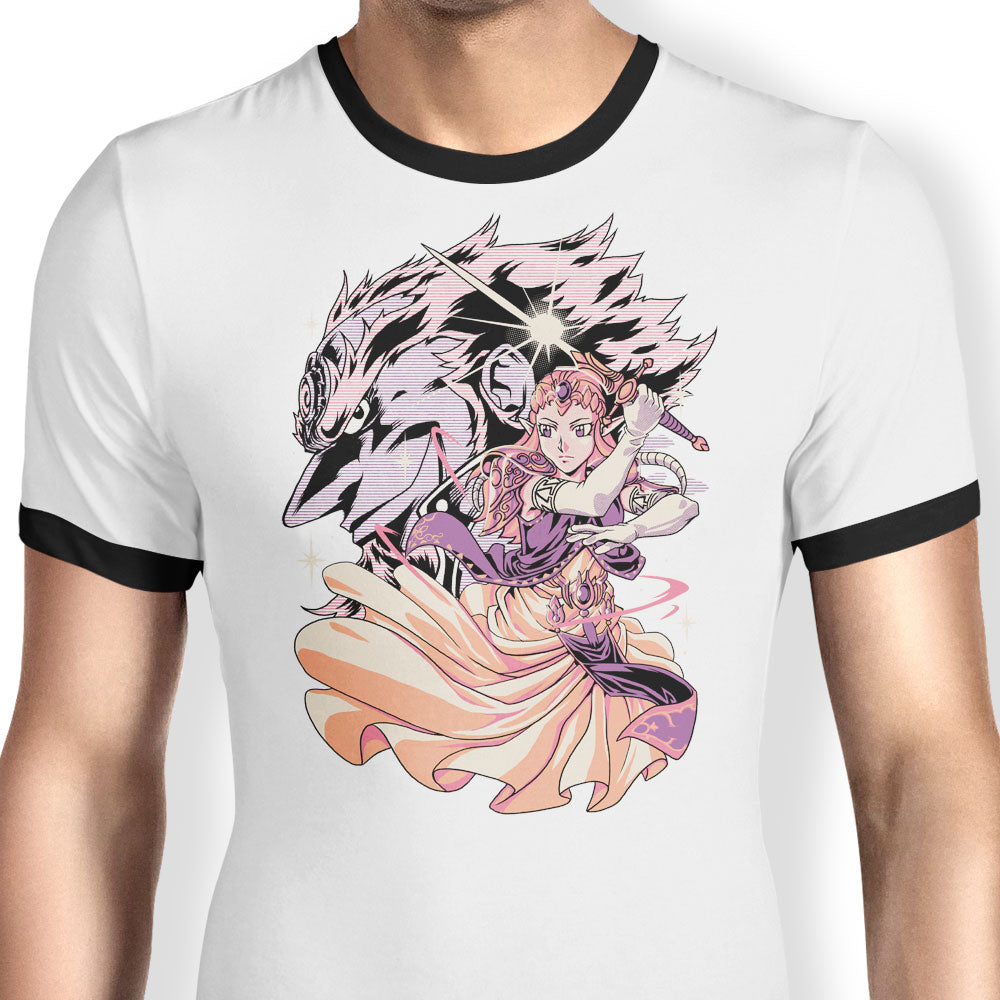 Princess of Light Ringer - Adult & Kids T-Shirts, Sweatshirts & Hoodies apparel design preview 1