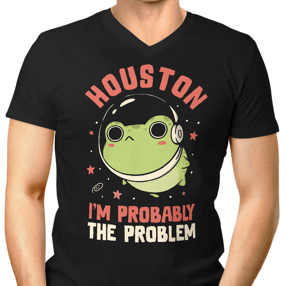 Probably the Problem Men's V-Neck - Adult & Kids T-Shirts, Sweatshirts & Hoodies apparel design preview 1