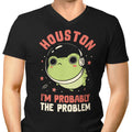 Probably the Problem Men's V-Neck - Adult & Kids T-Shirts, Sweatshirts & Hoodies apparel design preview 1