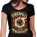 Problem Solver Women's V-Neck - Adult & Kids T-Shirts, Sweatshirts & Hoodies apparel design preview 1