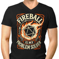 Problem Solver Men's V-Neck - Adult & Kids T-Shirts, Sweatshirts & Hoodies apparel design preview 1