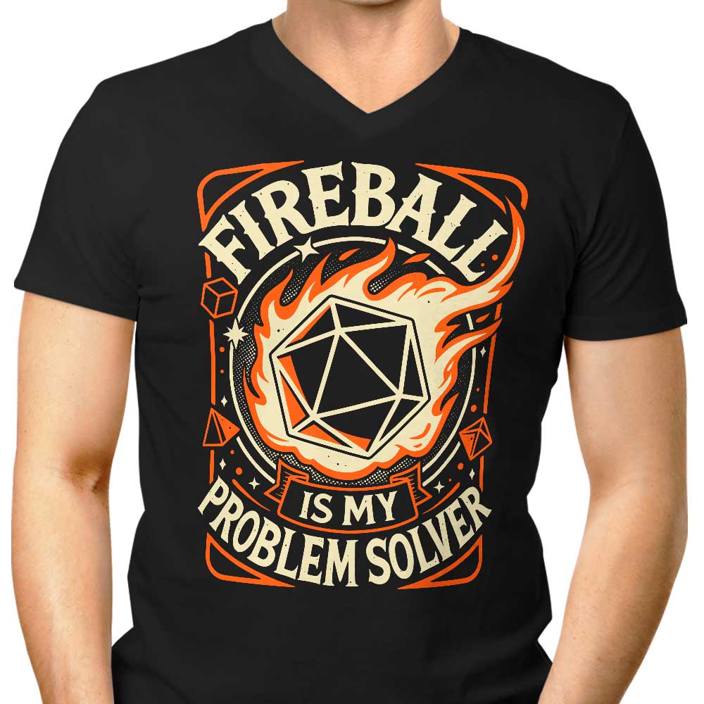 Problem Solver Men's V-Neck - Adult & Kids T-Shirts, Sweatshirts & Hoodies apparel design preview 1
