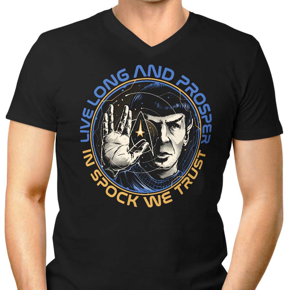 Prosper and Trust Men's V-Neck - Adult & Kids T-Shirts, Sweatshirts & Hoodies apparel design preview 1