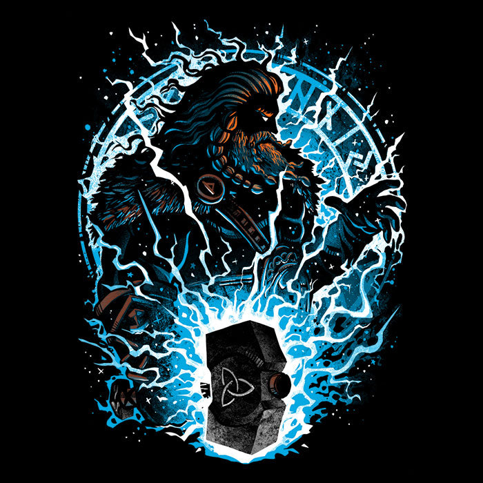 Protector of Midgard Men's V-Neck - Adult & Kids T-Shirts, Sweatshirts & Hoodies apparel design preview 2