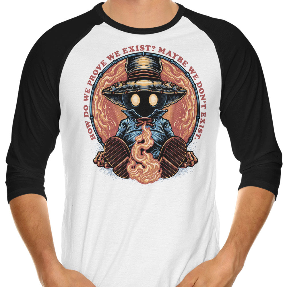 Prove We Exist 3/4 Sleeve Raglan - Adult & Kids T-Shirts, Sweatshirts & Hoodies apparel design preview 1