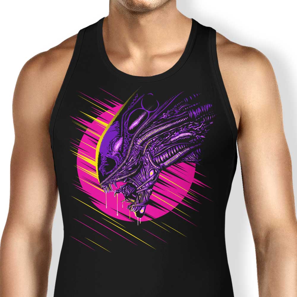 Psychedelic Alien Tank Top - Adult & Kids T-Shirts, Sweatshirts & Hoodies apparel design preview 1