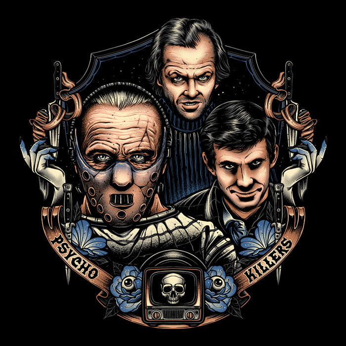 Psycho Killers Tank Top - Adult & Kids T-Shirts, Sweatshirts & Hoodies apparel design preview 2