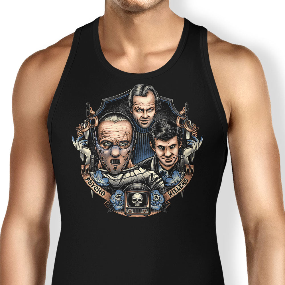 Psycho Killers Tank Top - Adult & Kids T-Shirts, Sweatshirts & Hoodies apparel design preview 1