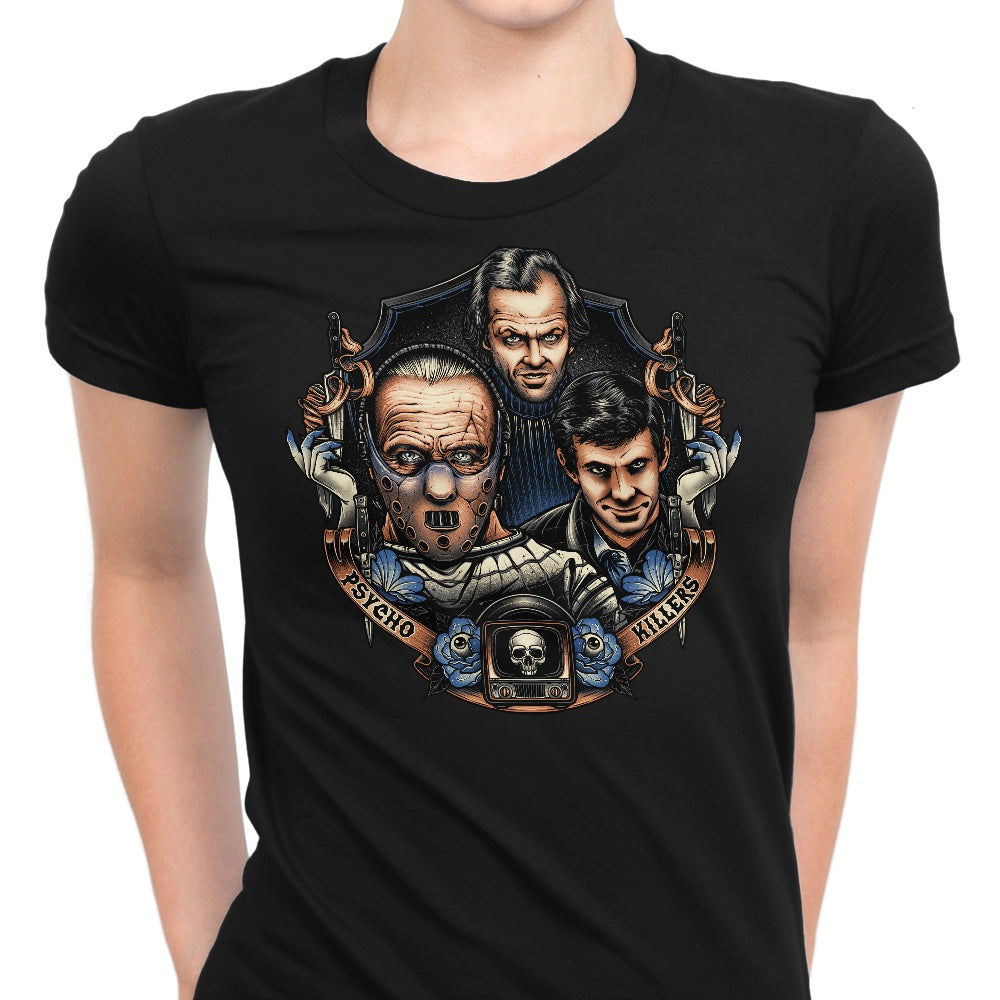 Psycho Killers Women's Apparel - Adult & Kids T-Shirts, Sweatshirts & Hoodies apparel design preview 1