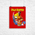 Pulp Hunter Poster - Adult & Kids T-Shirts, Sweatshirts & Hoodies apparel design preview 1