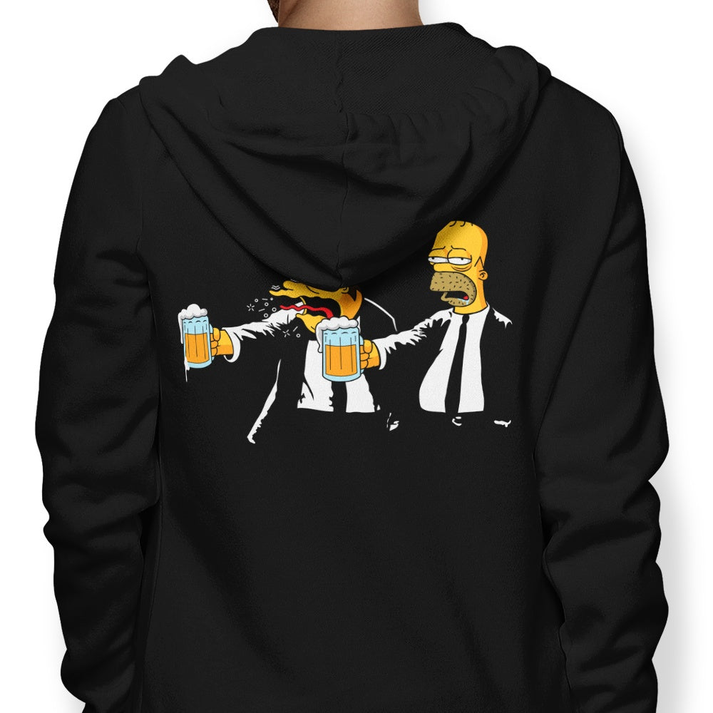 Pulp Simpson (Alt) - Adult & Kids T-Shirts, Sweatshirts & Hoodies apparel design preview 1