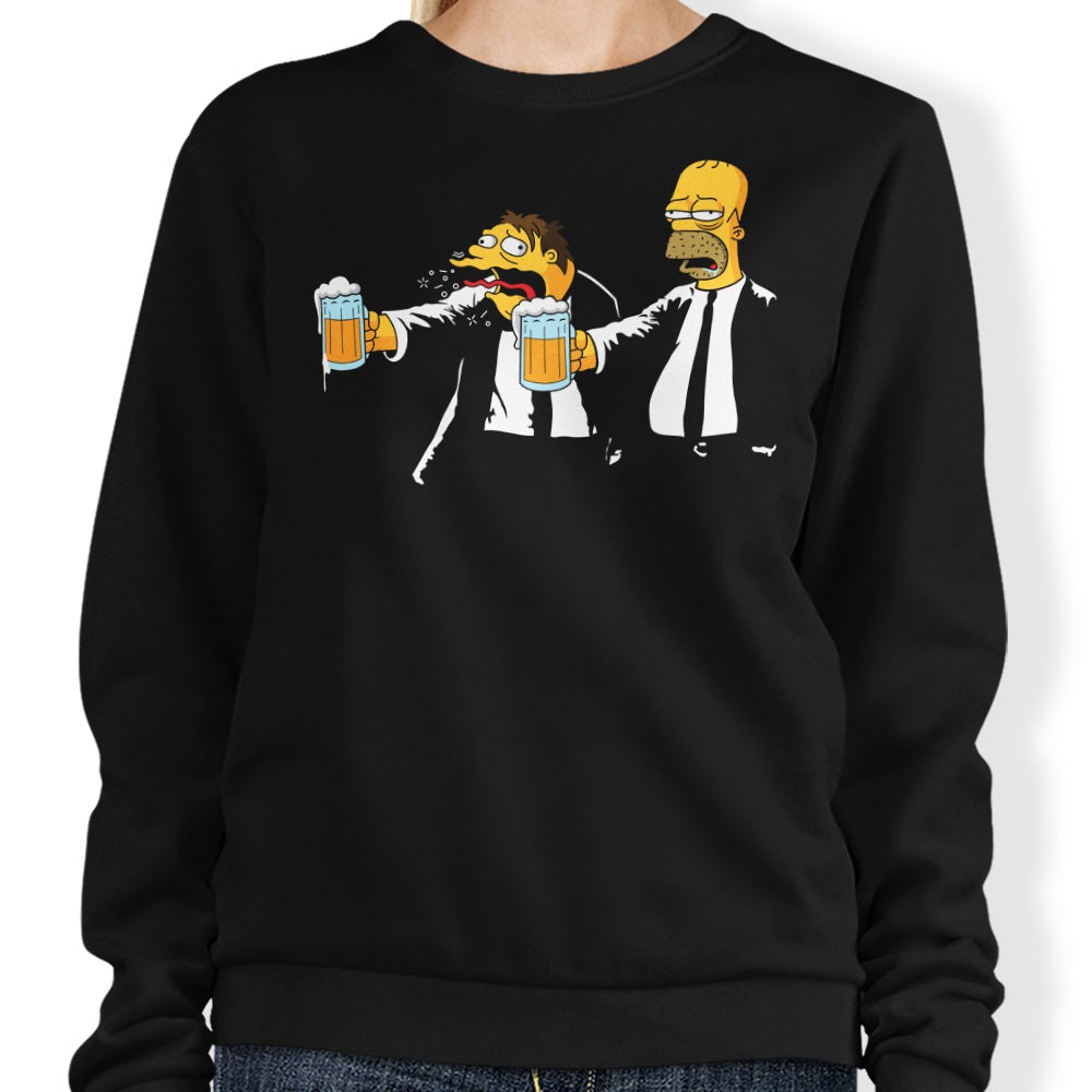 Pulp Simpson (Alt) - Adult & Kids T-Shirts, Sweatshirts & Hoodies apparel design preview 1