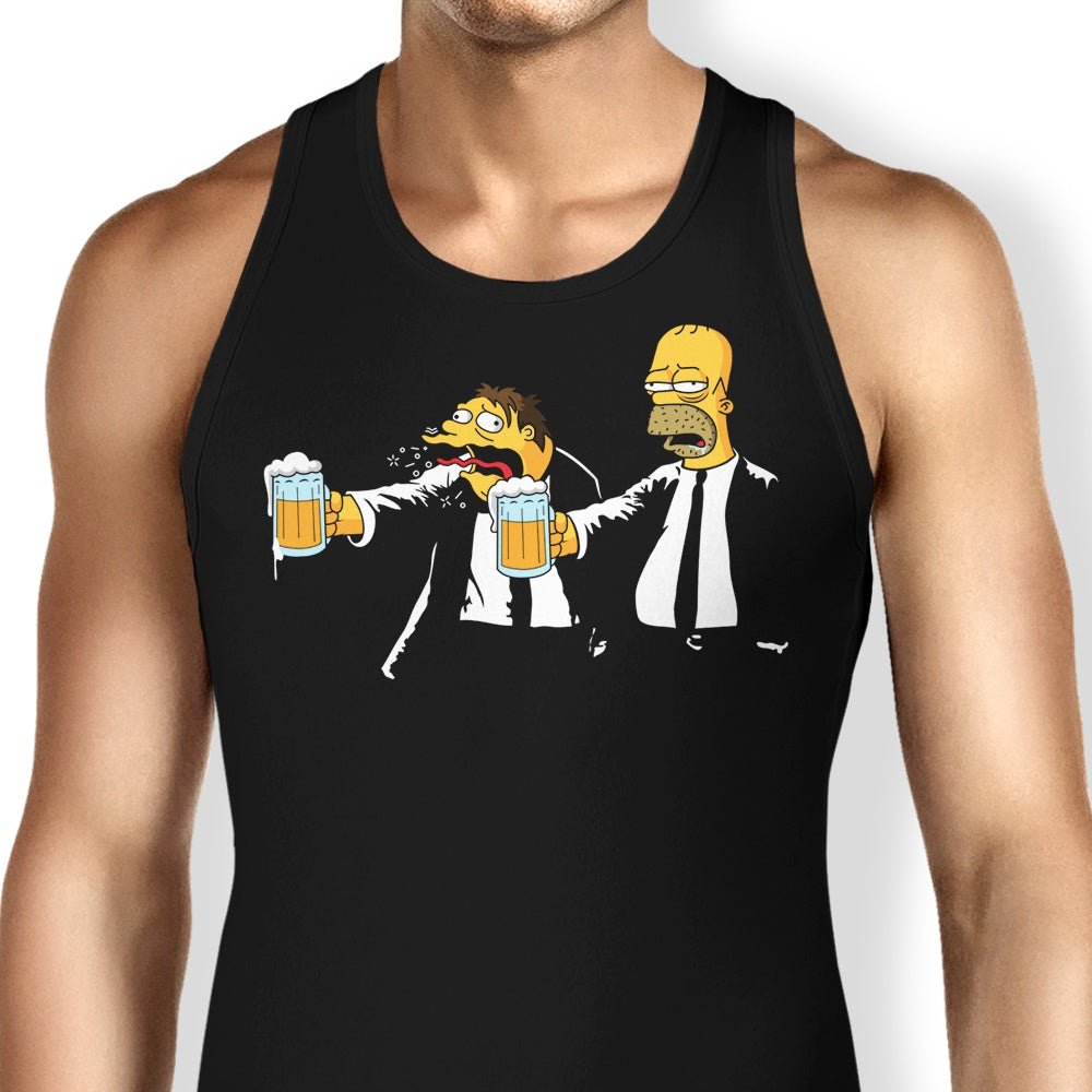 Pulp Simpson (Alt) Tank Top - Adult & Kids T-Shirts, Sweatshirts & Hoodies apparel design preview 1