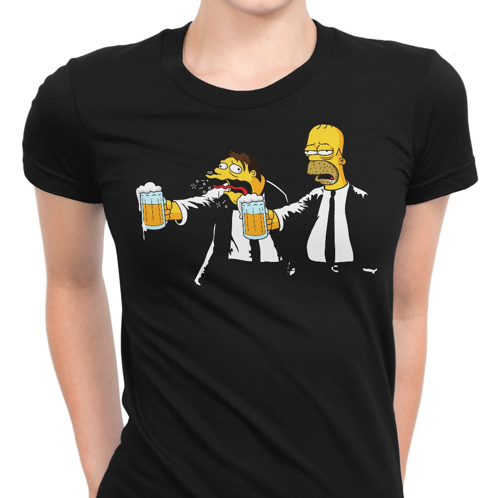 Pulp Simpson (Alt) Women's Apparel - Adult & Kids T-Shirts, Sweatshirts & Hoodies apparel design preview 1