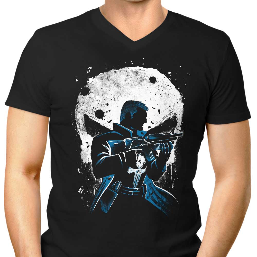 Punish Crime Men's V-Neck - Adult & Kids T-Shirts, Sweatshirts & Hoodies apparel design preview 1
