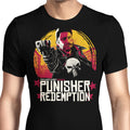 Punisher Redemption Men's Apparel - Adult & Kids T-Shirts, Sweatshirts & Hoodies apparel design preview 1