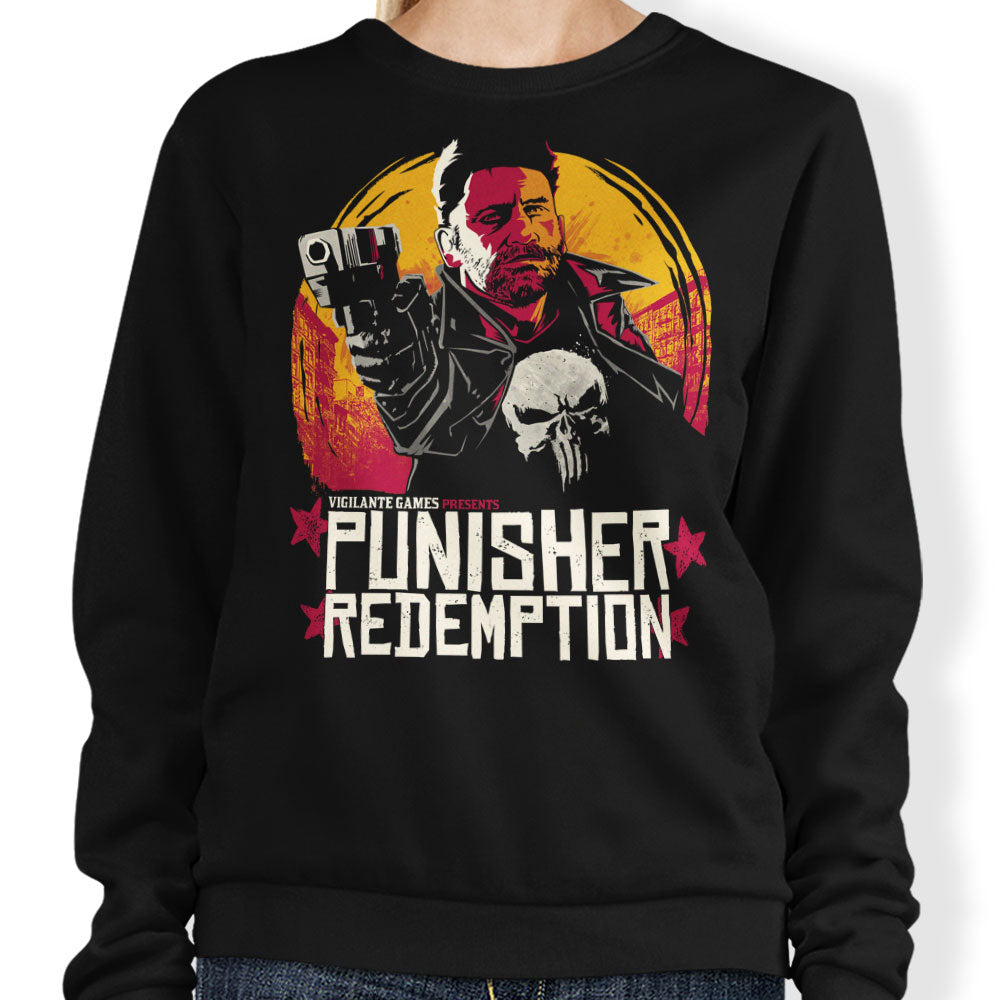 Punisher Redemption - Adult & Kids T-Shirts, Sweatshirts & Hoodies apparel design preview 1
