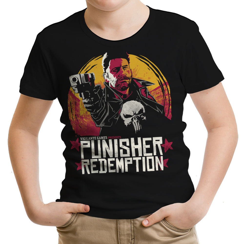Punisher Redemption Youth Apparel - Adult & Kids T-Shirts, Sweatshirts & Hoodies apparel design preview 1