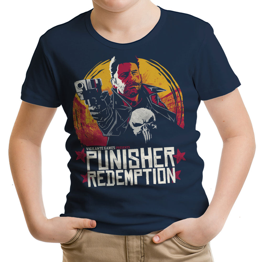 Punisher Redemption Youth Apparel - Adult & Kids T-Shirts, Sweatshirts & Hoodies apparel design preview 2
